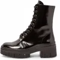 Art for woman. 113751401003_001 Leather Ankle Boots 1375 York black (37), 3 to 5 cm, Zip, Casual