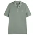 Ecoalf for man. MCMGAPOTANOB0820S24-095 Tano green piqué polo shirt (XL), Casual, Short sleeve, Organic Cotton, Sustainable