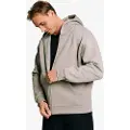 MM Sports Hoodie Zip Emblem, Smoked Grey - XL