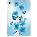 Mtp Products Samsung Galaxy Tab S11 Stilig Ultra-Slim TPU-deksel - Blå Sommerfugl