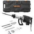Vevor Rivningslufthammer, 2800 W kraftig elektrisk lufttrykkhammer, 1200 slag per minutt betongknekker med spissmeisel, flatmeisel, bæreveske, hansker, for betong, vegg, murstein, fliser og fundament