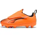 Puma ULTRA 6 PLAY FG/AG Football Boots Kids, Shoes, Heat Fire/Black/Ultra Blue, 30