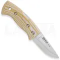 Helle 761 Berget foldekniv, Beige Canvas Micarta