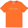 Alpha industries Label Kortarmet T-skjorte