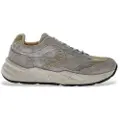 Voile Blanche for man. 2019075 Leather Sneakers Club22 grey (40), Flat, Laces, Casual