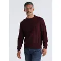 Six Valves for man. 570451657 Bordeaux embroidered braided jumper (XXL), Casual, Cotton, Burgundy