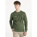 Bendorff for man. 860605628 Green flock graphic sweatshirt (S), Casual, Cotton, Long sleeve