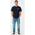 Deus Ex Machina for man. DMF251271C Beams navy T-shirt (XS), Casual, Cotton, Short sleeve