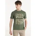 Bendorff for man. 851005613 Graphic T-shirt green leaves (XL), Casual, Cotton, Short sleeve