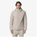 K-way for man. K8133FW Jacket Jacko Twill Marmotta beige (L), Casual, Polyester