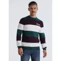 Six Valves for man. 570441658 Multicoloured striped printed jumper (XXL), Casual, Multicolor, Viscose