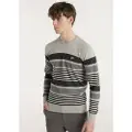 Bendorff for man. 870695580 Jumper Grey stripe (L), Casual, Cotton