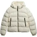 Superdry for woman. W5011996A Sports Puffer Coat white (L), Casual, Polyester