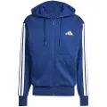 Adidas Essentials 3 Stripes Fleece Genser Med Hel Glidelås