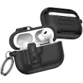TechProtection Airpods Pro 3 Slim Hook-etui - svart