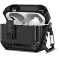 TechProtection Airpods Pro 3 Carbonox-etui - svart