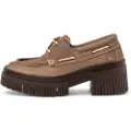 Art for woman. 113791120003_020 Leather Moccasins 1379 York taupe (40), Brown, 5 to 8 cm, Laces, Casual