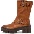 Art for woman. 113971123003_023 Leather Boots 1397 York brown (37), 3 to 5 cm, Zip, Casual