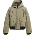 Superdry for woman. W5011824A Quilted bomber jacket City green (L), Casual, Recycled Polister, Sustainable