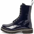 Art unisex. 111671166003_0B0 Leather Ankle Boots 1167 Navy (44), Flat, Zip, Casual