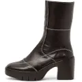 Art for woman. 116591101003_001 Leather Boots 1659 Sofia black (37), 5 to 8 cm, Zip, Casual