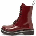 Art unisex. 111671167003_008 Leather Ankle Boots 1167 Marina burgundy (37), Flat, Zip, Casual