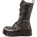 Art for woman. 1176813EH003_001 Leather Boots 1768 Leeds black (42), 3 to 5 cm, Zip, Casual