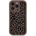 Mtp Products iPhone 13 Pro Max TPU-deksel med leopardtrykk - kaffe