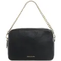 Michael Kors for woman. 32S5GYTC5L Bryant medium black grained leather shoulder bag, medium size (OSFA), Casual