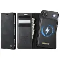 CASEME iPhone Air C49 2-i-1 avtakbar lommebokveske - MagSafe-kompatibel, RFID - Svart