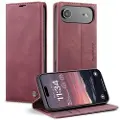 CASEME iPhone Air 013 Series Lommebok-deksel - Vinrød
