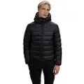 Blauer for man. 25WBLUC03086 Acton hooded jacket black (M), Casual, Polyamide