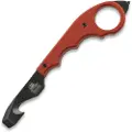 Twisted Assisted KEEP-SAFE Rescue tool, Red G-10, Blackwash