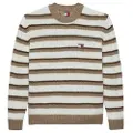 Tommy Hilfiger for man. DM0DM22109 Elegant taupe jumper (S), Casual, Acrylic