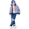 Billieblush for girl. U21327 Jeans Blue patch (6años= 114/119cm), Casual, Cotton, Denim, children's fashion