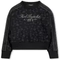 Karl Lagerfeld for girl. Z30608 Sweatshirt Marca black (16Años= 174cm), Casual, Cotton, children's fashion