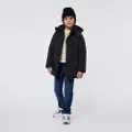Hugo Boss for boy. J52388 Black hooded parka (13/14años= 157/162cm), Casual, Polyamide, children's fashion