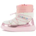 Billieblush for girl. U21477 Ankle boots Sky white (27), Flat, Zip, Casual, children's fashion