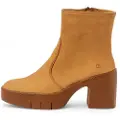 Art for woman. 1165612ZM003_024 Leather Booties 1656 Sofia brown (39), 5 to 8 cm, Zip, Casual