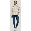 Blauer for woman/girl. 25WBLGC02411 Fanevil Coat white (14años= 164cm), Casual, Nylon, Long sleeve, children's fashion
