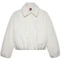 Tommy Hilfiger for woman. DW0DW21669 Bomber jacket white (M), Casual, Polyester