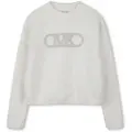 Michael Kors for girl. R30460 Pullover Pull beige (10Años= 138cm), Casual, Cotton, children's fashion