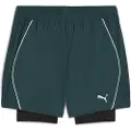 Puma VELOCITY 2-in-1 Running Shorts Men, Men, Green Terrain, XL