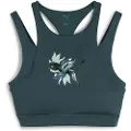 Puma GREEN TERRAINS GRAPHIC BRA - MID Women, Clothing, M