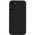 Mtp Products iPhone 13 Slim TPU-deksel med hjertemønster - svart