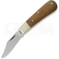Twisted Assisted T.A. Sheffield Clip Point Barlow, Natural Micarta