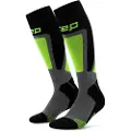 Cep Ski Thermo Socks Tall 4.0, Skistrømper, Herre, Black/Lime