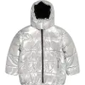 Karl Lagerfeld for girl. Z30602 Silver Modern Coat (14años= 162cm), Casual, Polyester, children's fashion