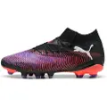 Puma FUTURE 8 PRO FG/AG Football Boots Women, Shoes, Black/White/Glowing Red, 42