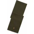 Ralph Lauren for man. 710886139016 Green combed cotton scarf (OSFA), Casual